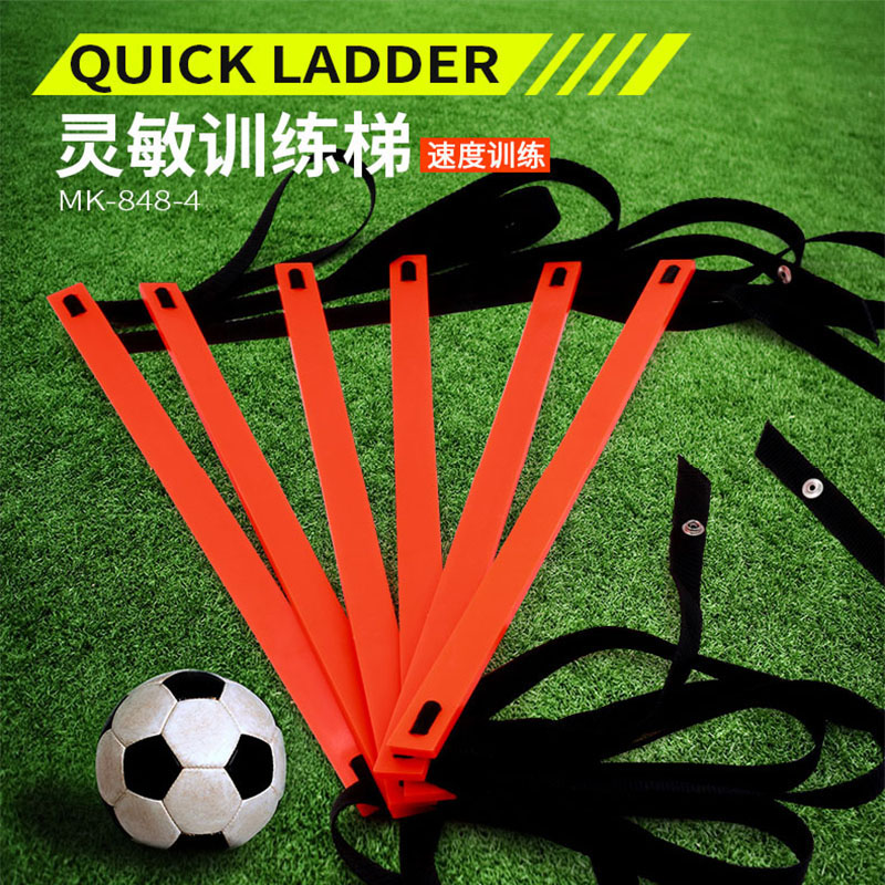 Send Tutorials to pack football Agile Ladder Rope Ladder Jumping Ladder Training Ladder Soft Ladders 4-10 Mie Physical Training