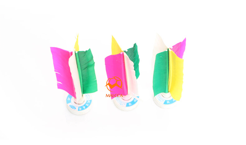 Cuộc thi Ryukyu Sinh viên Key Ball Hiệp hội Ryukyu được chỉ định đá cầu lông tự nhiên lông ngỗng đế cao su 6 1 hộp - Các môn thể thao cầu lông / Diabolo / dân gian cầu đá rẻ nhất