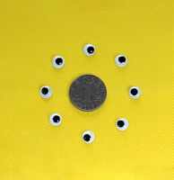 [Движение глаза] 8 мм с задним клеем (100 доходов)