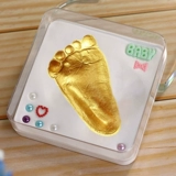 Детские отпечатки рук и ног, детская чернильная подушечка, детский настольный сувенир для новорожденных, подарок на день рождения