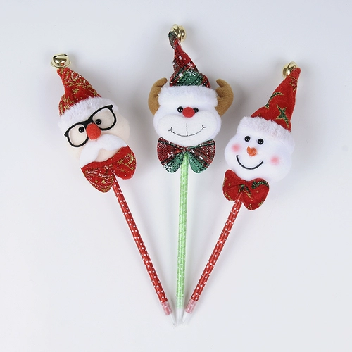 Декор, ювелирное украшение для школьников для детского сада, мультяшная рождественская голова куклы, рождественский подарок, подарок на день рождения