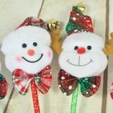 Декор, ювелирное украшение для школьников для детского сада, мультяшная рождественская голова куклы, рождественский подарок, подарок на день рождения