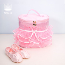Shang Pinlin girl practice bag dance bag dance ballet double-layer waterproof childrens school bag dance storage bag
