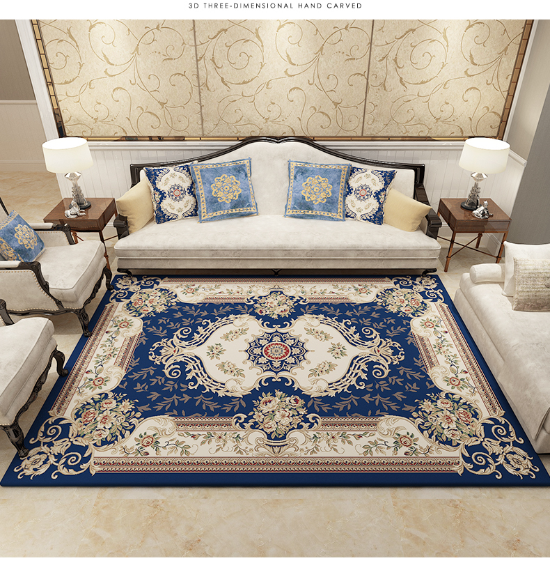 Đông Thắng Thảm Continental Mỹ Phòng Khách Sofa Thảm Ngủ Cạnh Giường Đầy Đủ Cửa Hàng Tòa Nhà Dày Lên Bàn Cà Phê Mat thảm trải giường