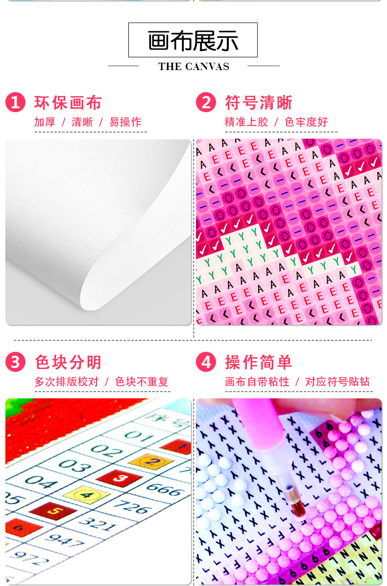 Kết hôn khoan kim cương sơn phòng khách đầy thêu rhinestone kim cương khâu mới 2019 cặp vợ chồng cưới dán sơn nề - Công cụ & phụ kiện Cross-stitch tranh thêu gia đình