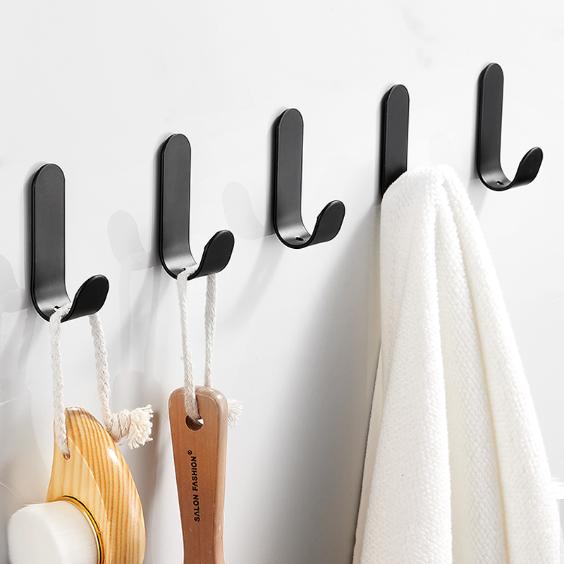 Free Punch Hook Powerful Adhesive Door Rear Cloak Hung Clothes Rack Wall Bearing Dressing Room Containing Slime Hook Wall-mounted