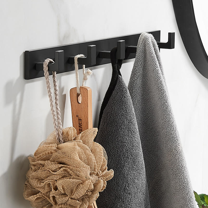 Hook strong viscose wall hanging toilet coat wall hanger toilet bathroom door free punching sticky hook