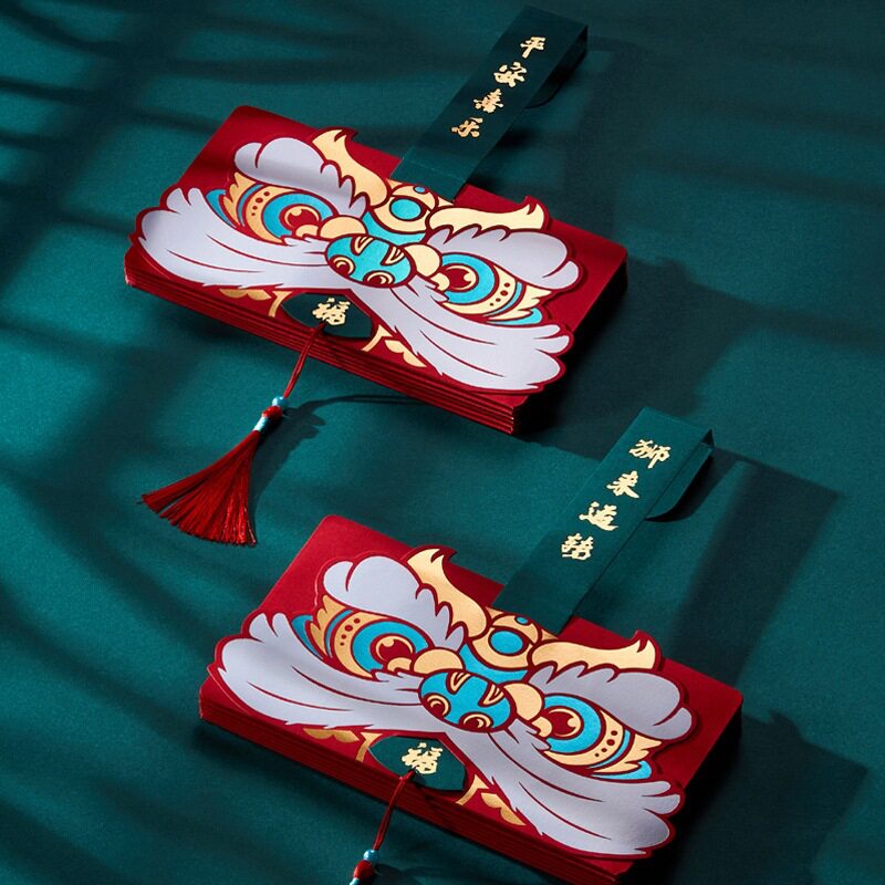 Tiger year red envelope folding and folding is a seal 2022 New Year's personality creativity 2021 Chinese New Year tiger tiger birthright tiger birthday