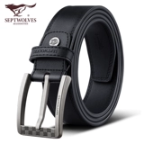 Septwolves, мужской ремень, пряжка, кожаные штаны, из натуральной кожи, коллекция 2021