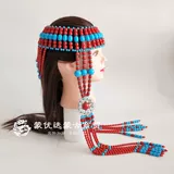 Этнический аксессуар для волос ручной работы