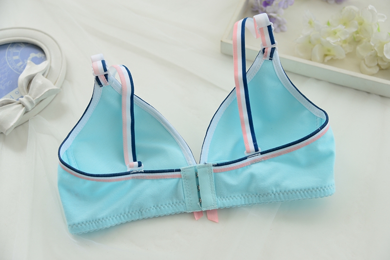 Đồ lót nữ mỏng phần trắng cô gái phát triển áo ngực không có vòng thép 16 tuổi ngực nhỏ định hình áo ngực học sinh cấp ba đồ lót nữ
