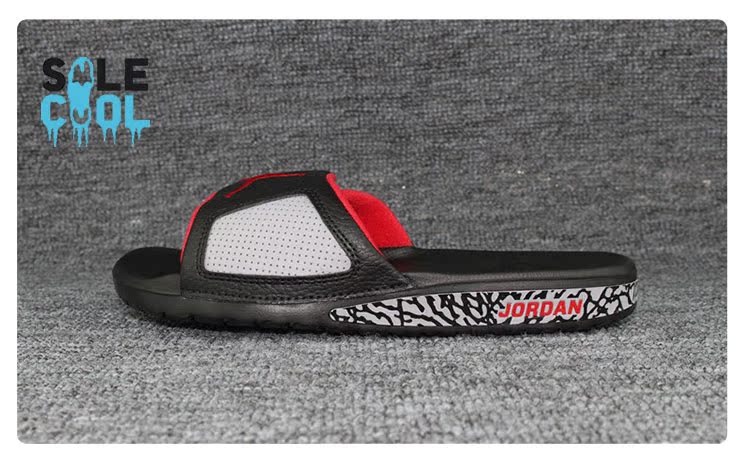 Air Jordan Hydro 3 AJ3 giày thể thao nam và giải trí của nam giới Velcro đỏ 854556-103 dép gucci nam