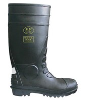 Lyle PVC fang hua xue smashing acid-proof steel head smashing stab-resistant wear plate rain boots SL-2-99