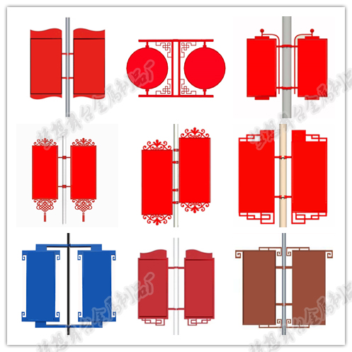 Light Pole Billboard Street Light Advertising Pole Light Box Electric Pole Advertising Road Flag Pole Flag Pole Street Light Pole Advertising Light Box