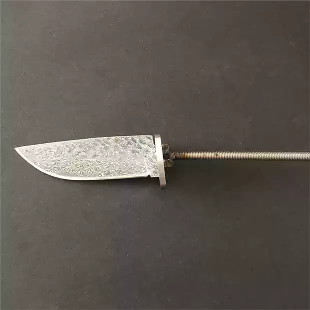 Damascus Steel Knife Hướng dẫn rèn DIY Blade Blade Độ cứng cao Công cụ Phụ kiện Dao - Công cụ Knift / công cụ đa mục đích