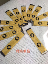 Fancy Accessories Modern New Webbing Buckle Vegan Color Drapes Decorative webbing Decorative Buttons Fashion Single cotton linen metal