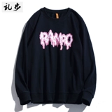 Ретро свитшот в стиле хип-хоп для отдыха, парная одежда для влюбленных, лонгслив, европейский стиль, оверсайз