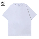 Летняя хлопковая приятная телу футболка с коротким рукавом, комплект для влюбленных, оверсайз