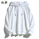 Цветной демисезонный трендовый лонгслив, толстовка с капюшоном, комплект для влюбленных, весенний балахон