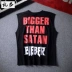 Biebo cùng một đoạn punk phong cách áo thun không tay nam cotton lỏng và nam thể dục giải trí thể thao vest vest mồ hôi - Lót áo thun ba lỗ Lót