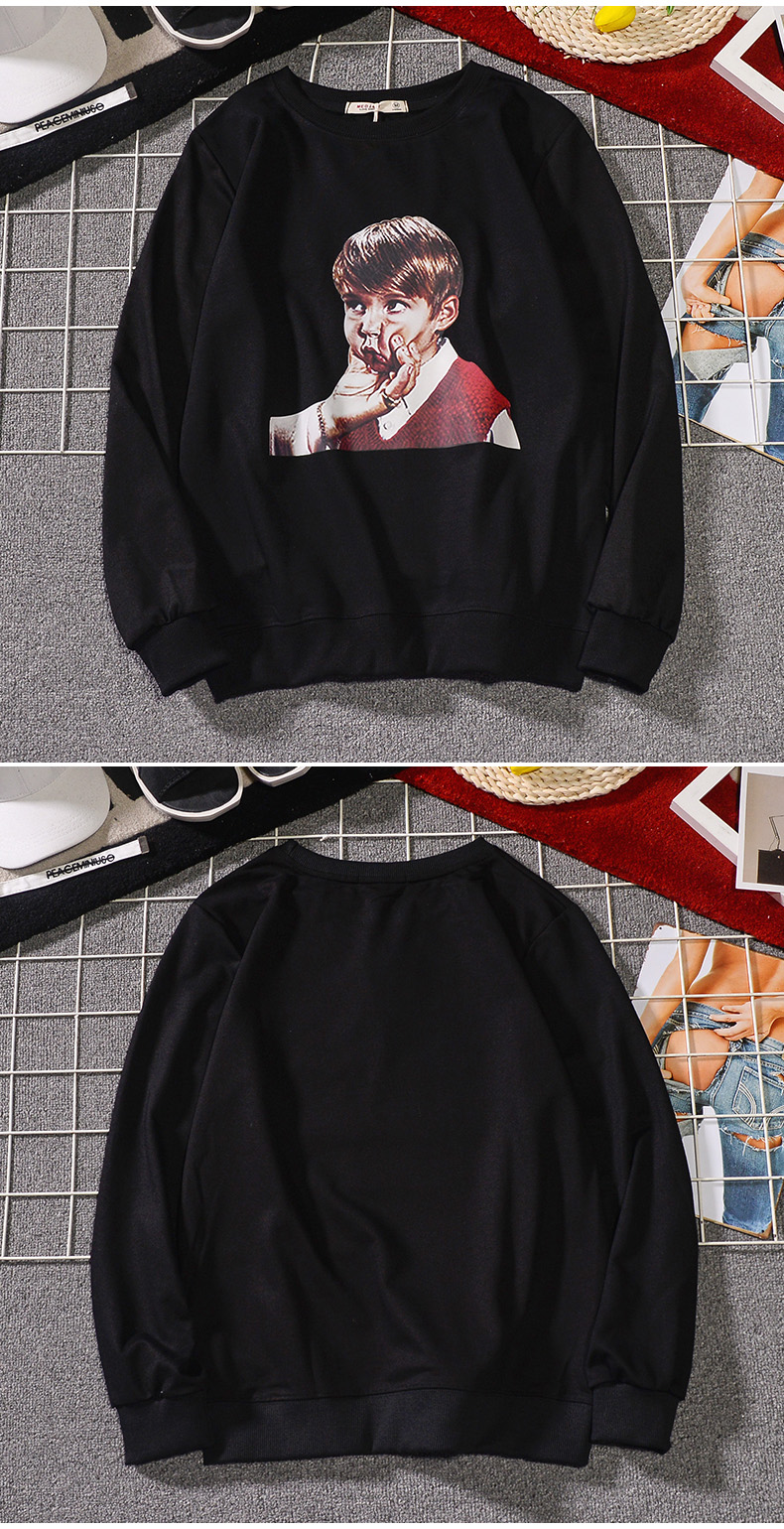 Xu hướng châu Âu và Hoa Kỳ BF áo gió thông minh áo len nam và nữ vài mẫu hip hop hiphop in áo dài tay ao khoac hoodie