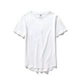 Длинная хлопковая цветная футболка с коротким рукавом, оверсайз