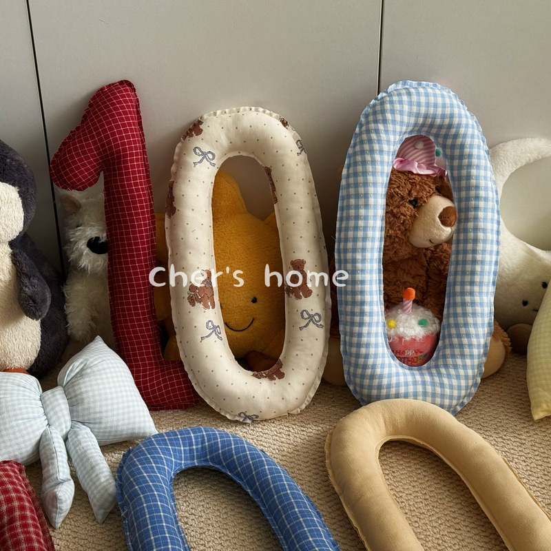 Cher's Home Baby's 100-Day Photo Props Fabric Numbers Cher's Home Baby's 100-Day Photo Props Fabric Numbers