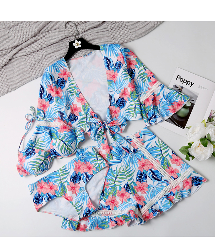 Cặp đôi Đồ bơi Nữ Chia Váy Bộ bikini Bảo thủ Hàn Quốc Kỳ nghỉ hè Sinh viên Spa Đồ bơi - Vài đồ bơi 	đồ đi biển cặp đôi	