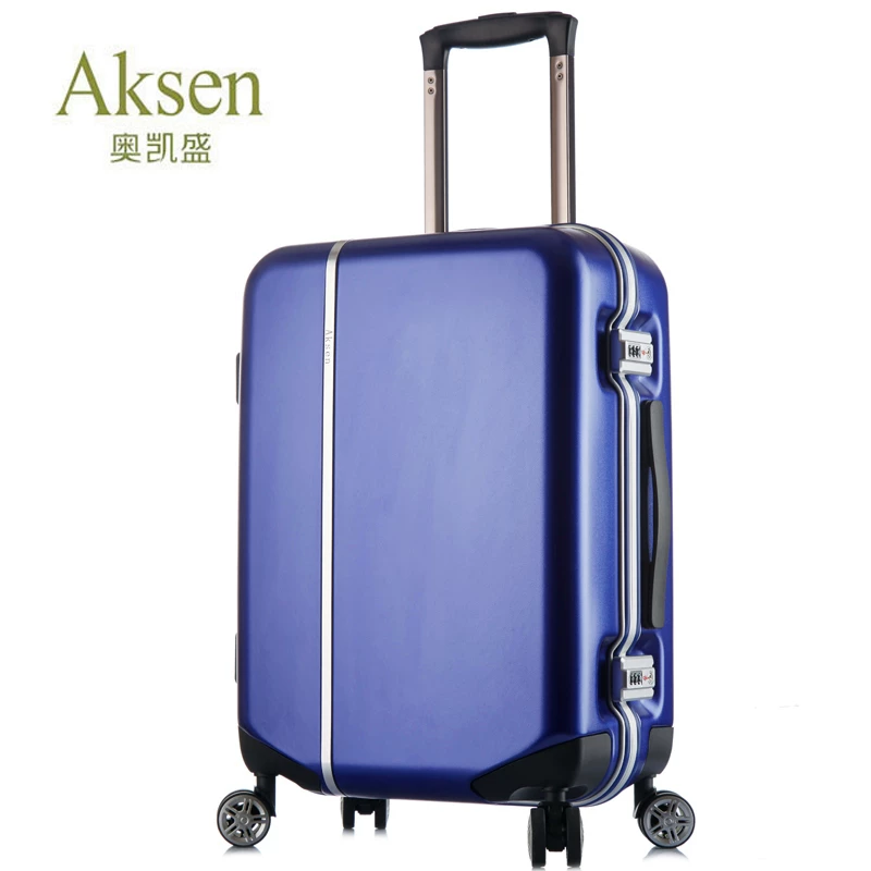Universal suitcase for men and women, box, 24 inch