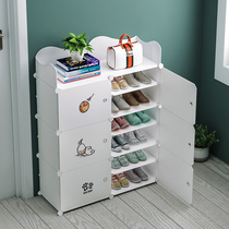 Shoe cabinet at home economical simple large-capacity storage artifact dustproof breathable multi-layer shoe shelf
