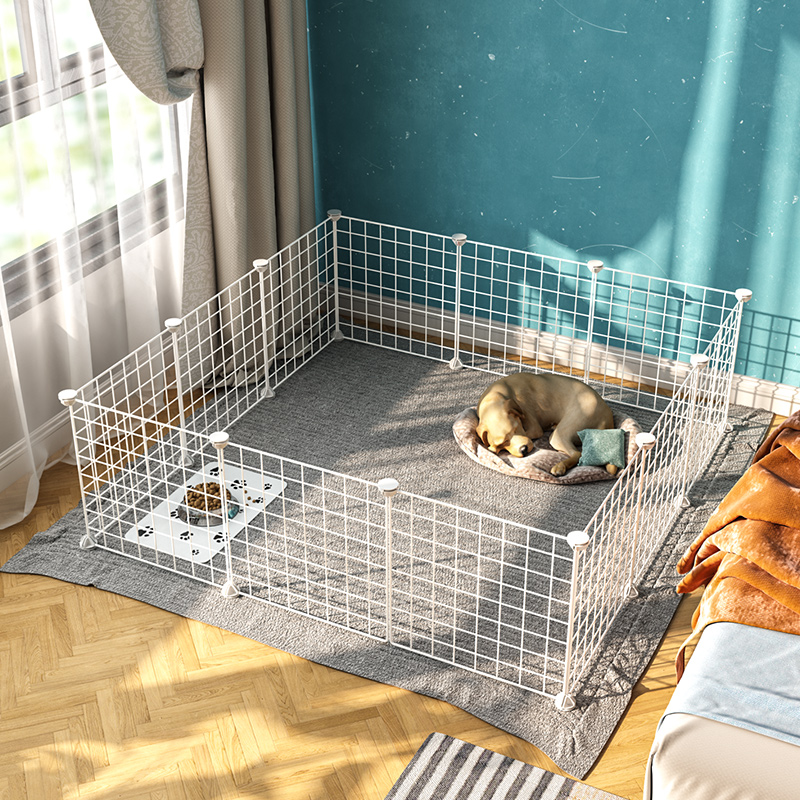 Dog fence fence indoor dog cage home small and medium-sized dog Teddy isolation fence guardrail gate cage pet baffle