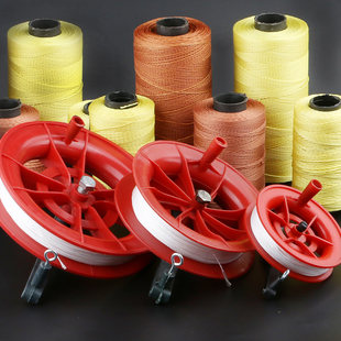 Enlarged kite string disc wheel for children's outdoor kite flying string, small roll, thick string tire string, nylon thread, shoe patching thread