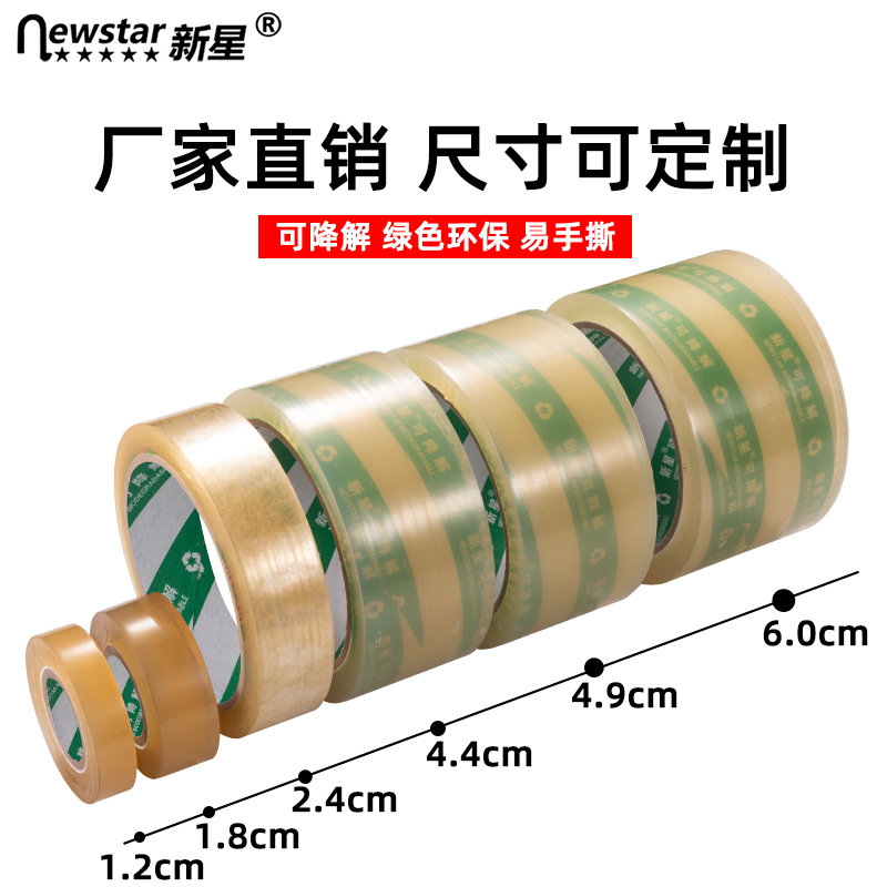 生物降解胶带：绿色革命，环保新材料引领未来包装趋势！
