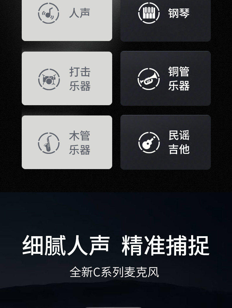 AKG爱科技C114大振膜电容麦克风插图7