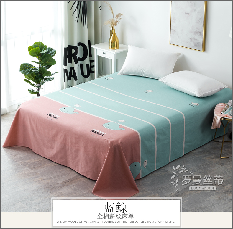 Khăn bông đôi, bao gồm khăn bông mảnh duy nhất của lanh 2 m 1,8 1,2 1,5 m người ký túc xá khăn trải giường - Khăn trải giường drap giường 1mx2m