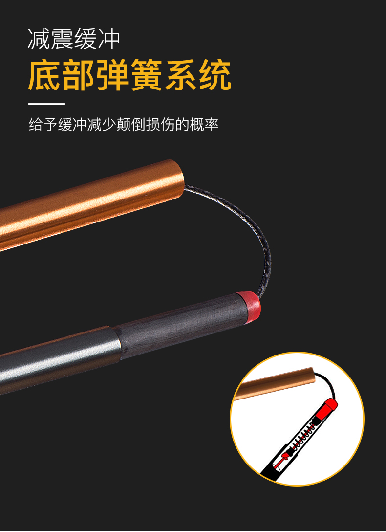 Aonijie sợi carbon ngoài trời siêu nhẹ telescopic mía trekking cực đi bộ đường dài núi nữ thiết bị bụng nam - Gậy / gậy 	cây chống gậy cho người già	