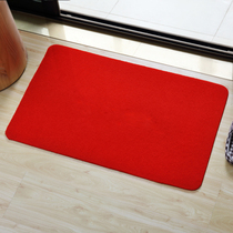 Red entrance foyer floor mat Wedding celebration mat household meeting wear-resistant entrance door non-slip floor mat customization