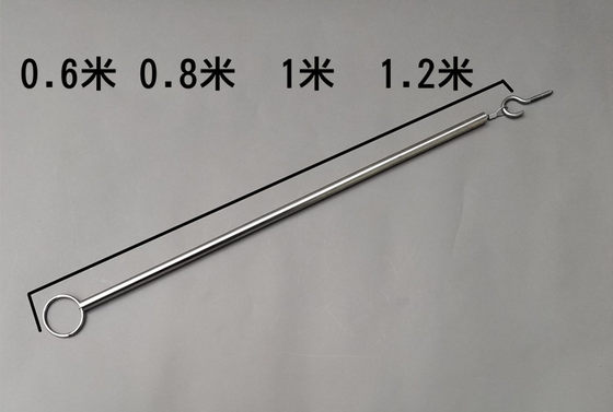 의류 매장 매달려 반지 스테인레스 스틸 긴 후크 옷 걸이 디스플레이 랙 벽 걸이 상단 매달려 붐 옷 랙