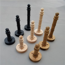 Clothing store adhesive hook wall hanging clothes hook long hook retro wood single hook display stand mens and women shelf wall adhesive hook