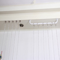 Clothing store ring installation accessories Top code S hook side hanging rod Roof upside down rod Crystal ring accessories