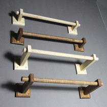 Clothing store hanger display stand Solid wood wall hanging wall hanging Childrens clothing store shelves Womens clothing hanging clothes shelves