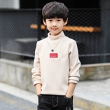 Утепленная утепленный лонгслив для мальчиков, детская удерживающая тепло толстовка, коллекция 2023, высокий воротник, подходит для подростков