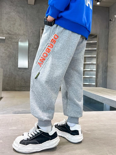 Детские весенние осенние спортивные штаны для мальчиков, детская одежда, коллекция 2023, подходит для подростков
