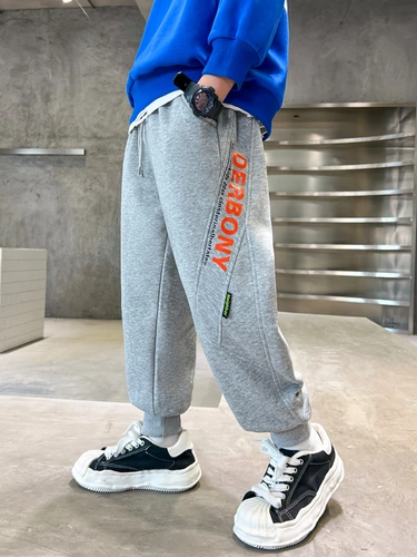 Детские весенние осенние спортивные штаны для мальчиков, детская одежда, коллекция 2023, подходит для подростков