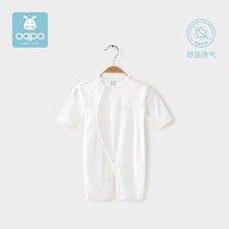 aqpa baby jumpsuit Spring and Autumn New thin pajamas newborn clothes baby air-conditioning clothes