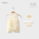 Aqpa bé vest vest quần áo mùa hè gạc mới bé leo núi quần áo sơ sinh cotton jumpsuit phần mỏng - Áo liền quần bộ khủng long bé trai