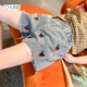 Chu Ni cô gái quần short denim 2020 mùa hè mới lớn trẻ em kết hợp tất cả bên ngoài mặc ngoài thời trang trẻ em xu hướng quần phong cách nước ngoài - Quần jean