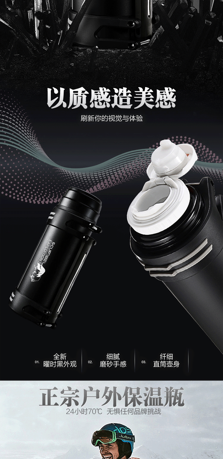 Bình giữ nhiệt SCUP Đức cách nhiệt nồi cách nhiệt dung tích lớn ngoài trời xe du lịch nhà di động phích 2L - Tách bình giữ nhiệt tiger