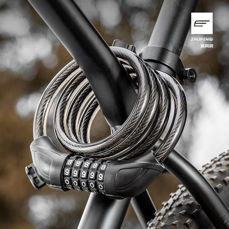 Bike Lock Anti-theft Code Lock Mountain Bike Electric Car Electric Bottle Car Lock Chain Lock Chain Lock Bike Lock Accessories Grand-Taobao