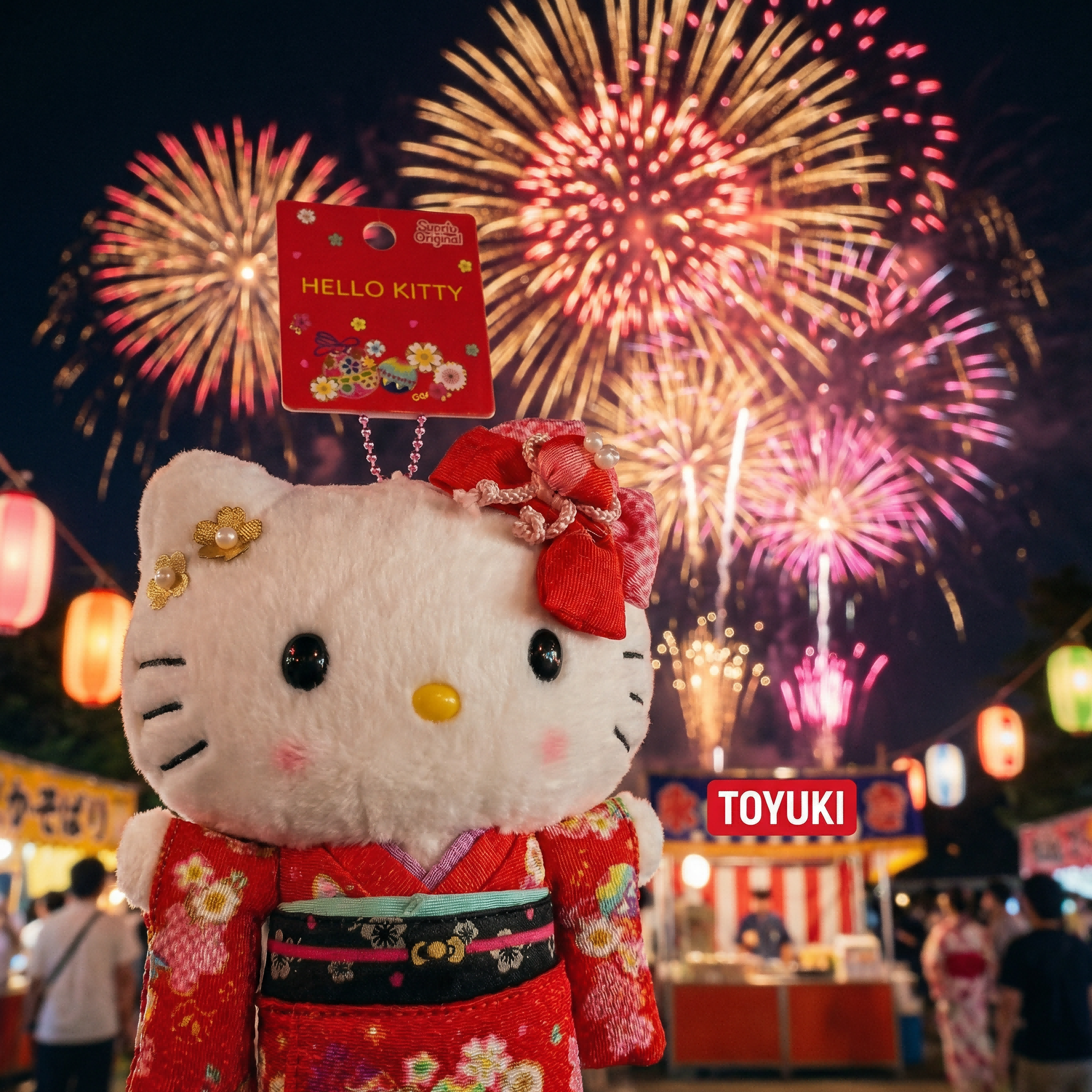 TOYUKI火花和服夏日祭新款KT玉桂狗库洛米美乐蒂毛绒挂件_动漫毛绒_淘宝游戏网